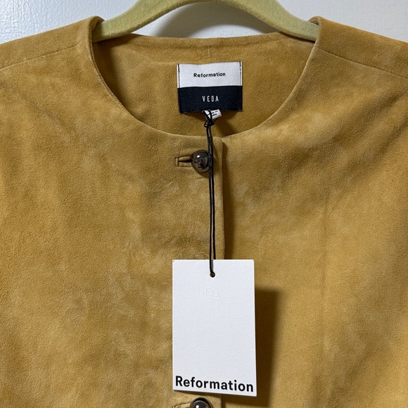 Reformation X Veda Suede Jacket size S - Picture 5 of 5
